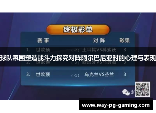 球队氛围塑造战斗力探究对阵阿尔巴尼亚时的心理与表现